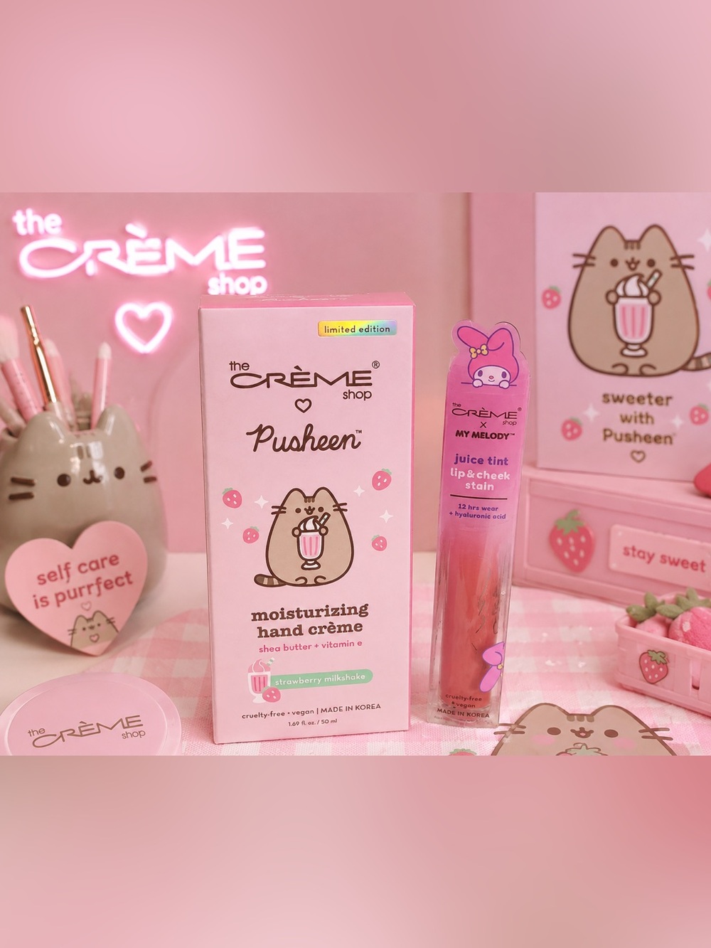 The Crème Shop x Pusheen Moisturizing Hand Crème - Pink